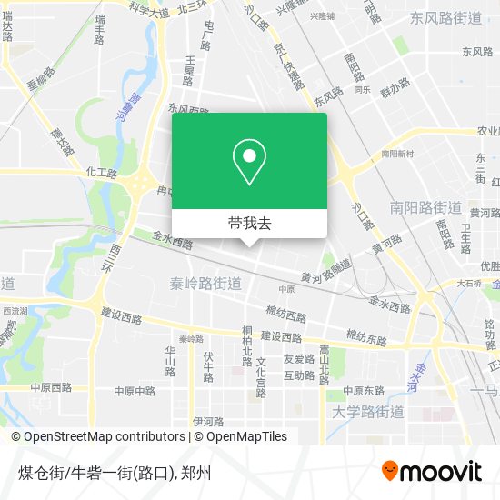 煤仓街/牛砦一街(路口)地图