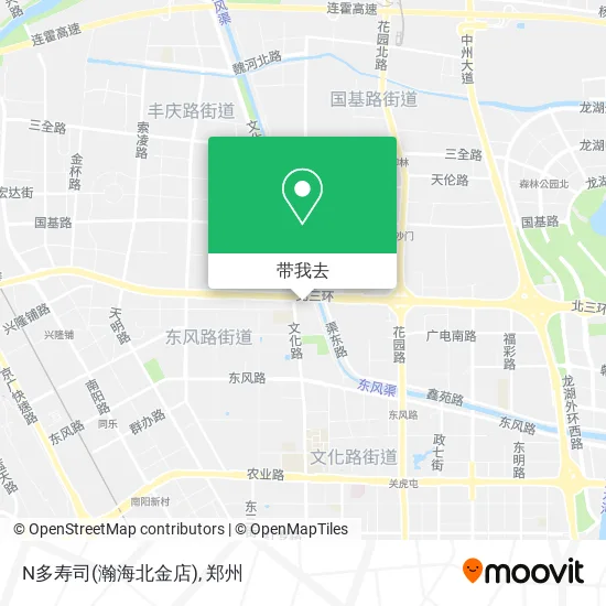 N多寿司(瀚海北金店)地图