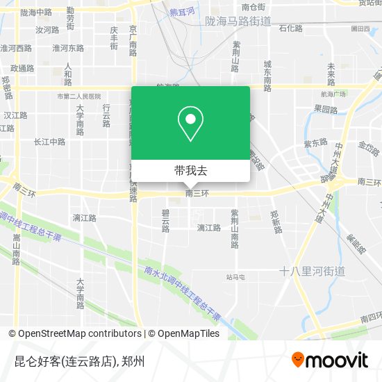 昆仑好客(连云路店)地图