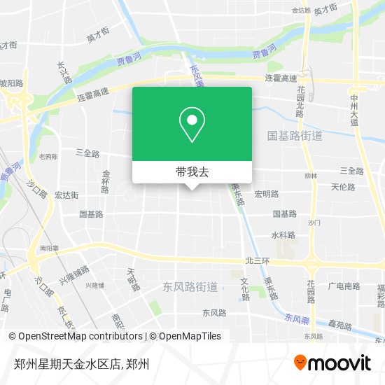 郑州星期天金水区店地图