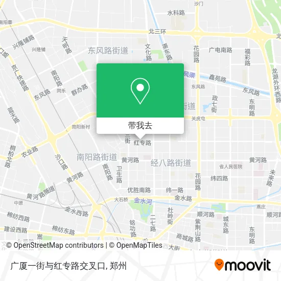 广厦一街与红专路交叉口地图