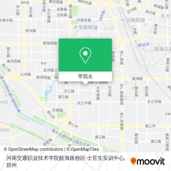河南交通职业技术学院航海路校区-士官生实训中心地图