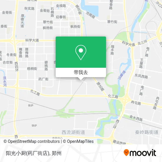 阳光小厨(药厂街店)地图