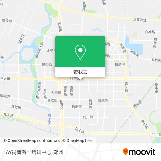 AY街舞爵士培训中心地图