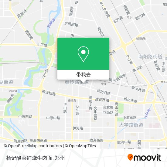 杨记酸菜红烧牛肉面地图