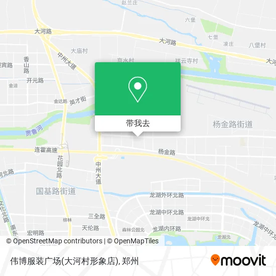 伟博服装广场(大河村形象店)地图