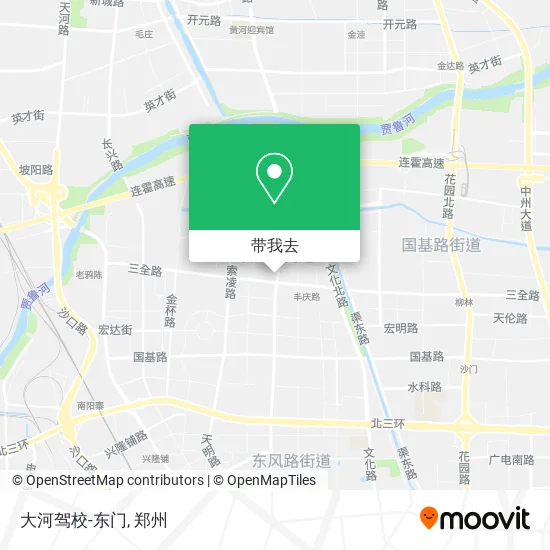 大河驾校-东门地图