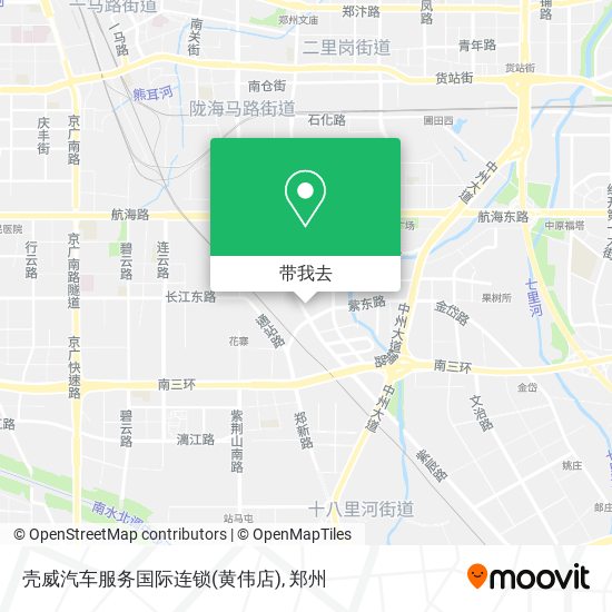 壳威汽车服务国际连锁(黄伟店)地图