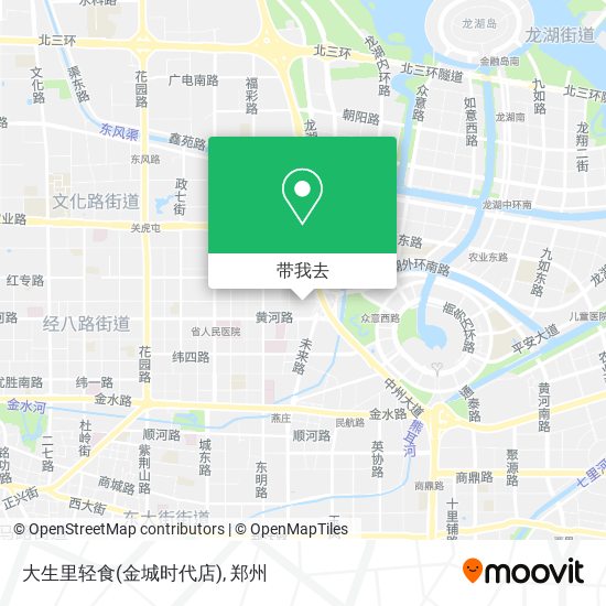 大生里轻食(金城时代店)地图