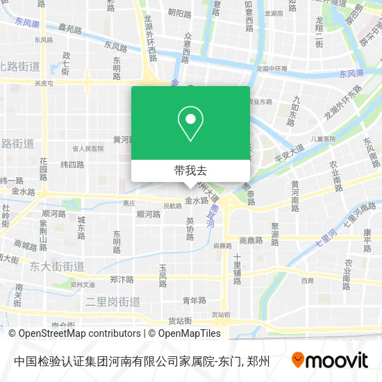 中国检验认证集团河南有限公司家属院-东门地图