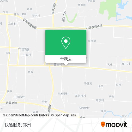 快递服务地图