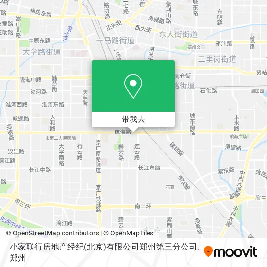 小家联行房地产经纪(北京)有限公司郑州第三分公司地图