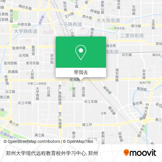 郑州大学现代远程教育校外学习中心地图