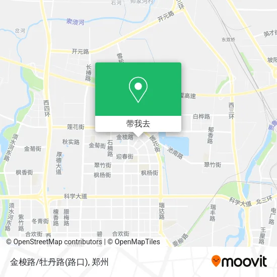 金梭路/牡丹路(路口)地图