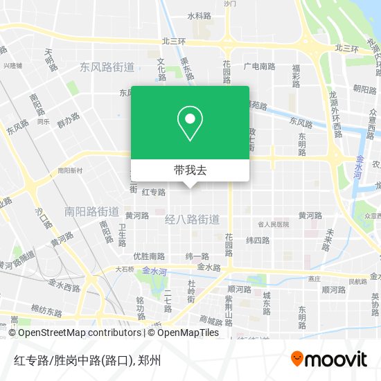 红专路/胜岗中路(路口)地图