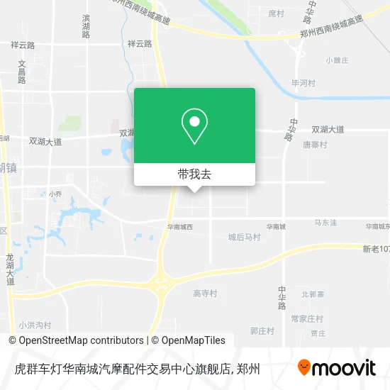 虎群车灯华南城汽摩配件交易中心旗舰店地图