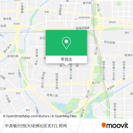 中原银行(恒大绿洲社区支行)地图