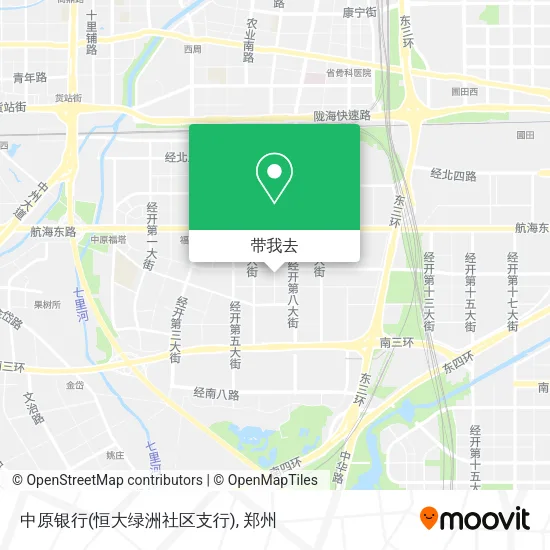 中原银行(恒大绿洲社区支行)地图