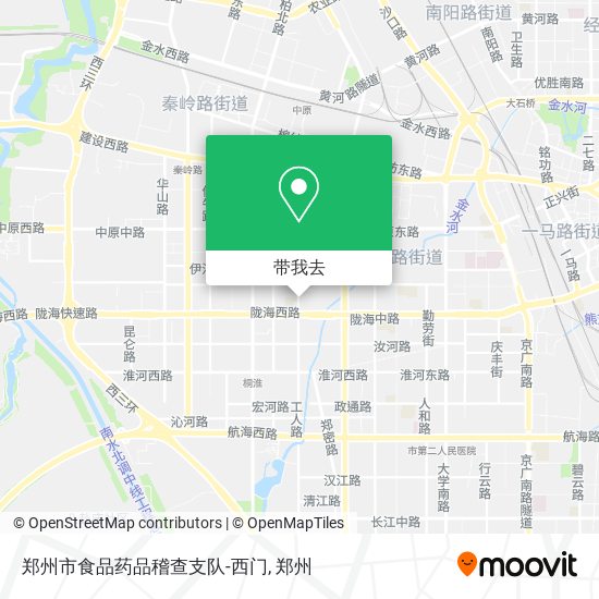 郑州市食品药品稽查支队-西门地图