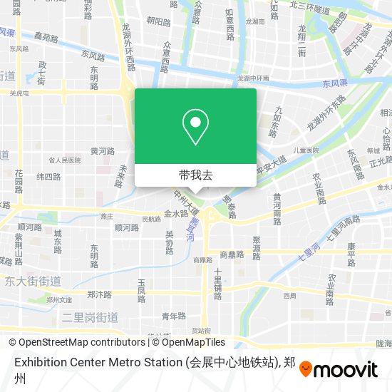 Exhibition Center Metro Station (会展中心地铁站)地图