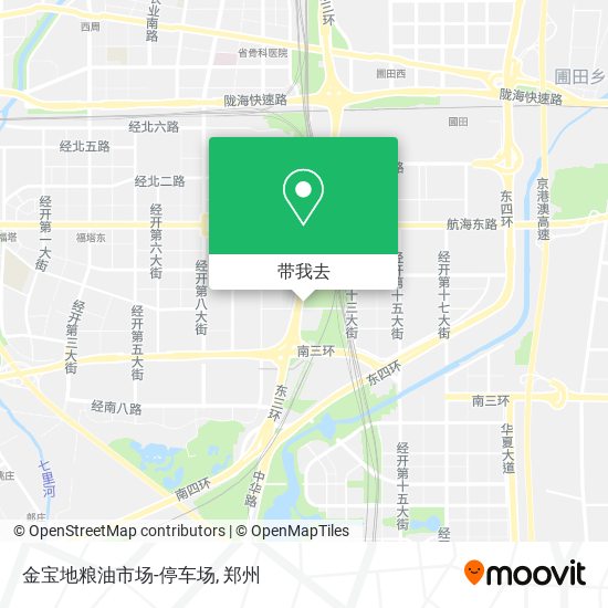 金宝地粮油市场-停车场地图