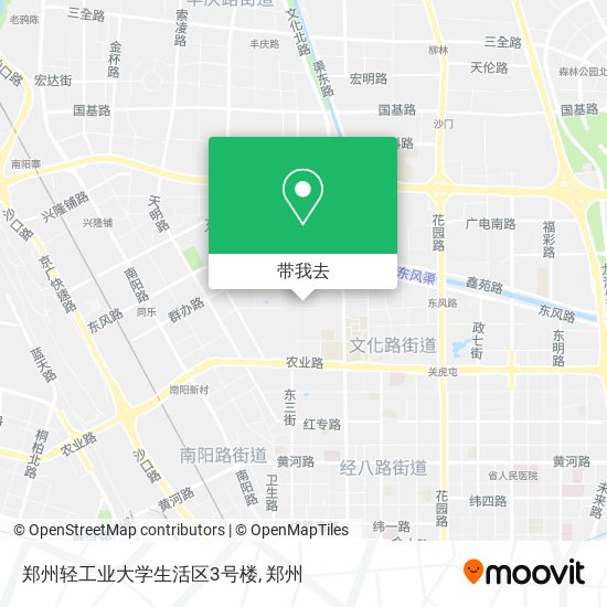郑州轻工业大学生活区3号楼地图