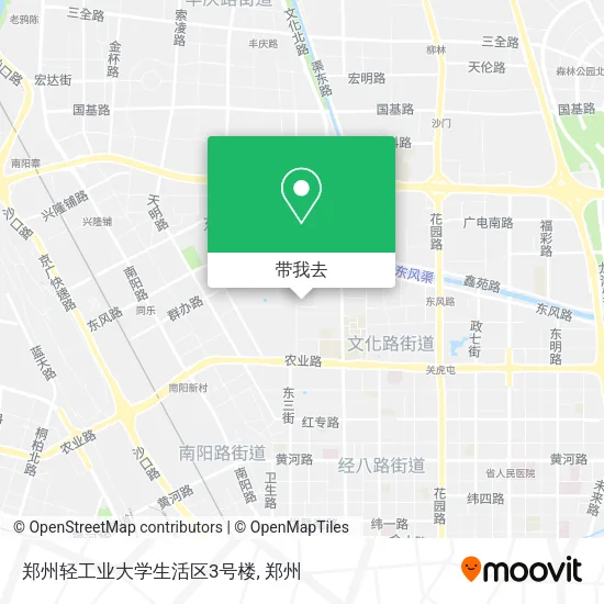 郑州轻工业大学生活区3号楼地图