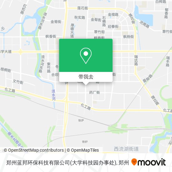 郑州蓝邦环保科技有限公司(大学科技园办事处)地图