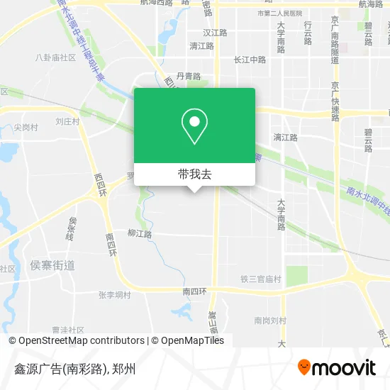 鑫源广告(南彩路)地图
