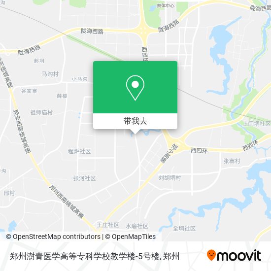 郑州澍青医学高等专科学校教学楼-5号楼地图