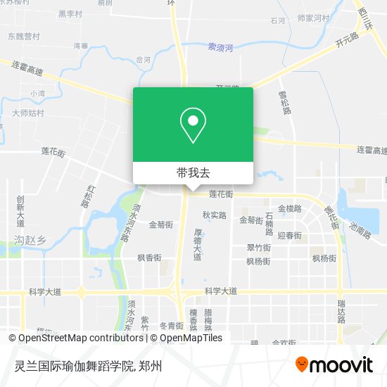 灵兰国际瑜伽舞蹈学院地图