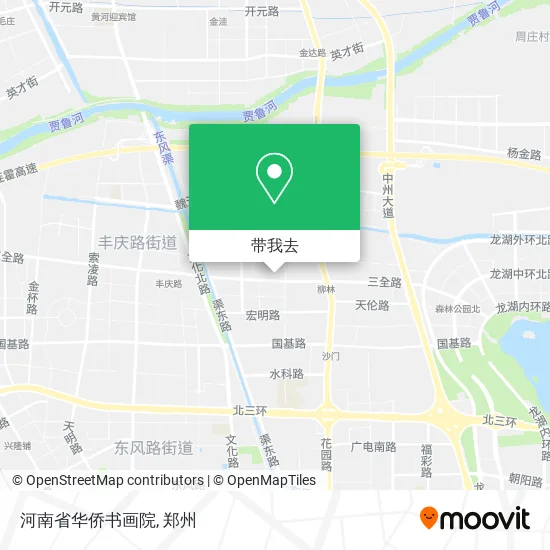 河南省华侨书画院地图