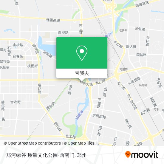 郑河绿谷·质量文化公园-西南门地图