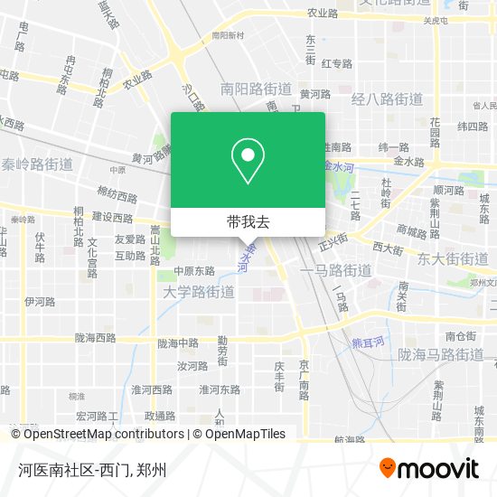 河医南社区-西门地图