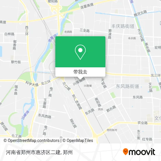 河南省郑州市惠济区二建地图