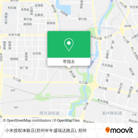 小米授权体验店(郑州年年盛瑞达路店)地图