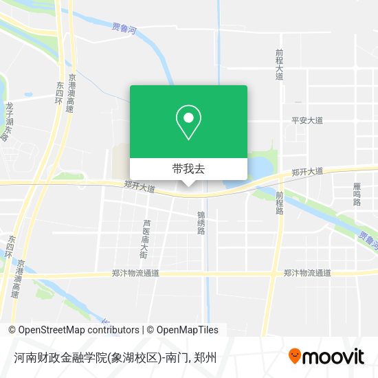 河南财政金融学院(象湖校区)-南门地图