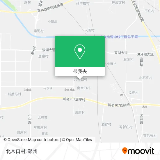 北常口村地图