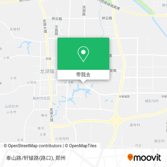 泰山路/轩辕路(路口)地图
