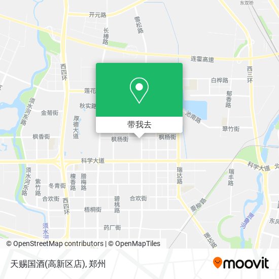 天赐国酒(高新区店)地图