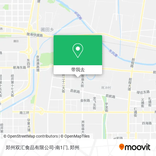 郑州双汇食品有限公司-南1门地图