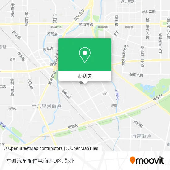 军诚汽车配件电商园D区地图