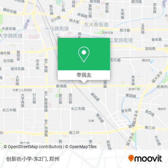 创新街小学-东2门地图