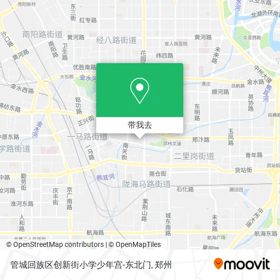 管城回族区创新街小学少年宫-东北门地图