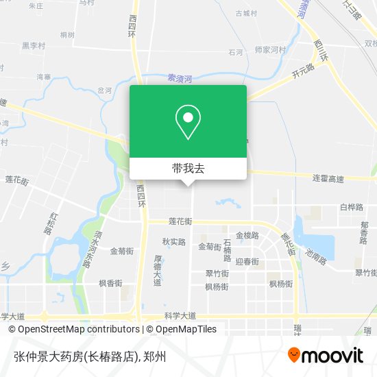 张仲景大药房(长椿路店)地图