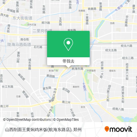 山西削面王黄焖鸡米饭(航海东路店)地图