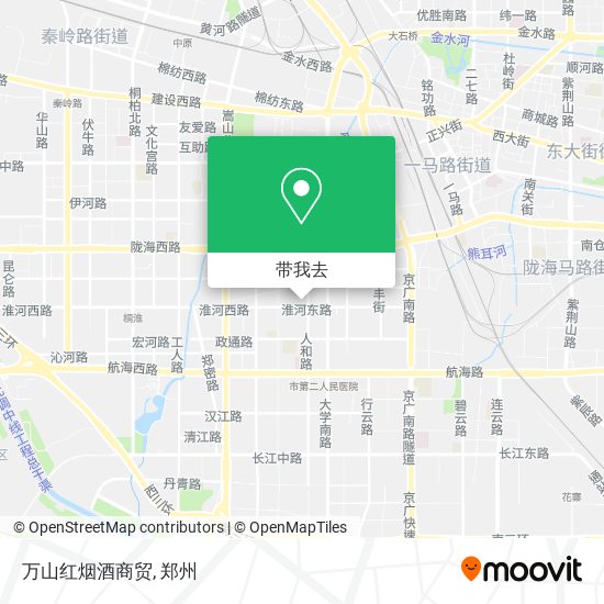 万山红烟酒商贸地图