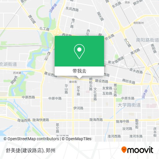 舒美捷(建设路店)地图