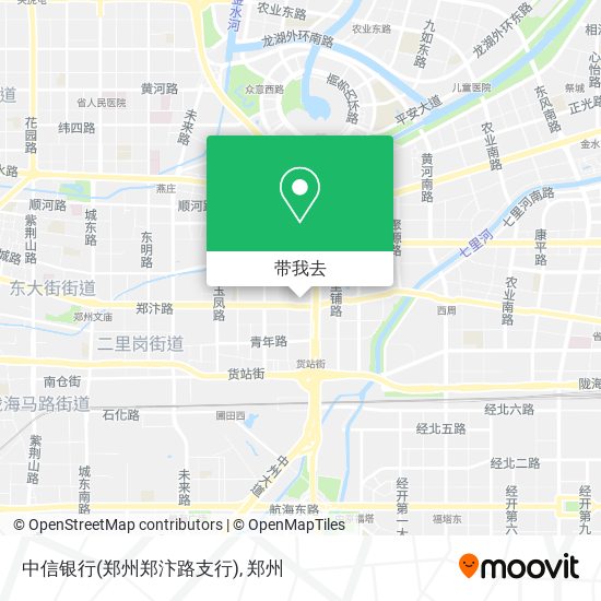 中信银行(郑州郑汴路支行)地图