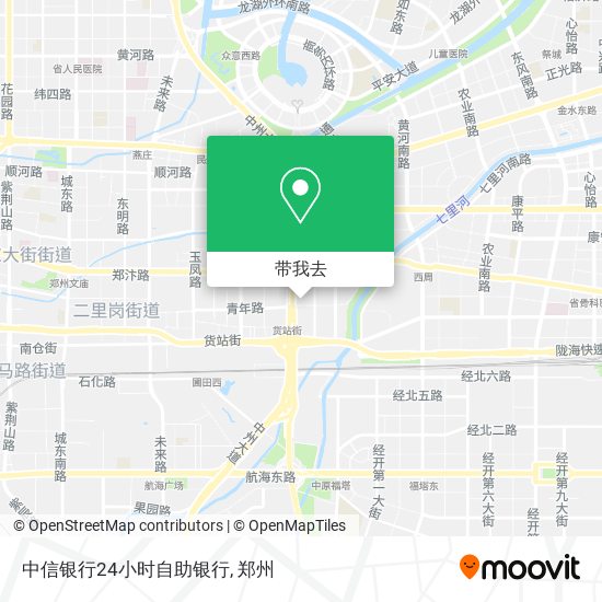 中信银行24小时自助银行地图